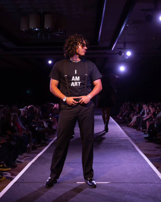 I AM ART Black T-Shirt