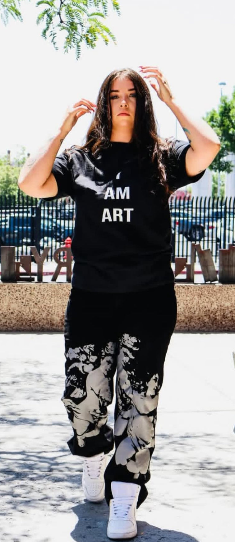 I AM ART Black T-Shirt