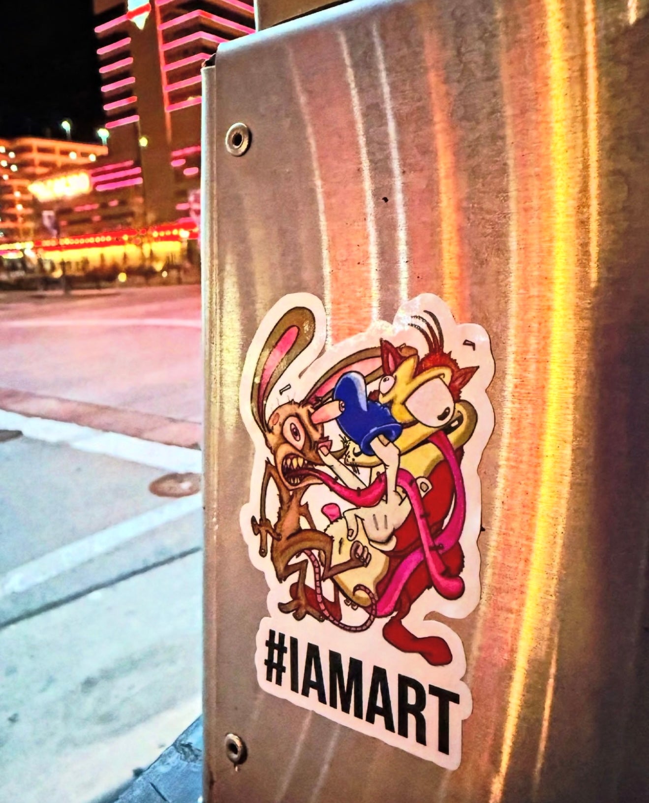 Happy Happy, Joy Joy Vinyl Stickers