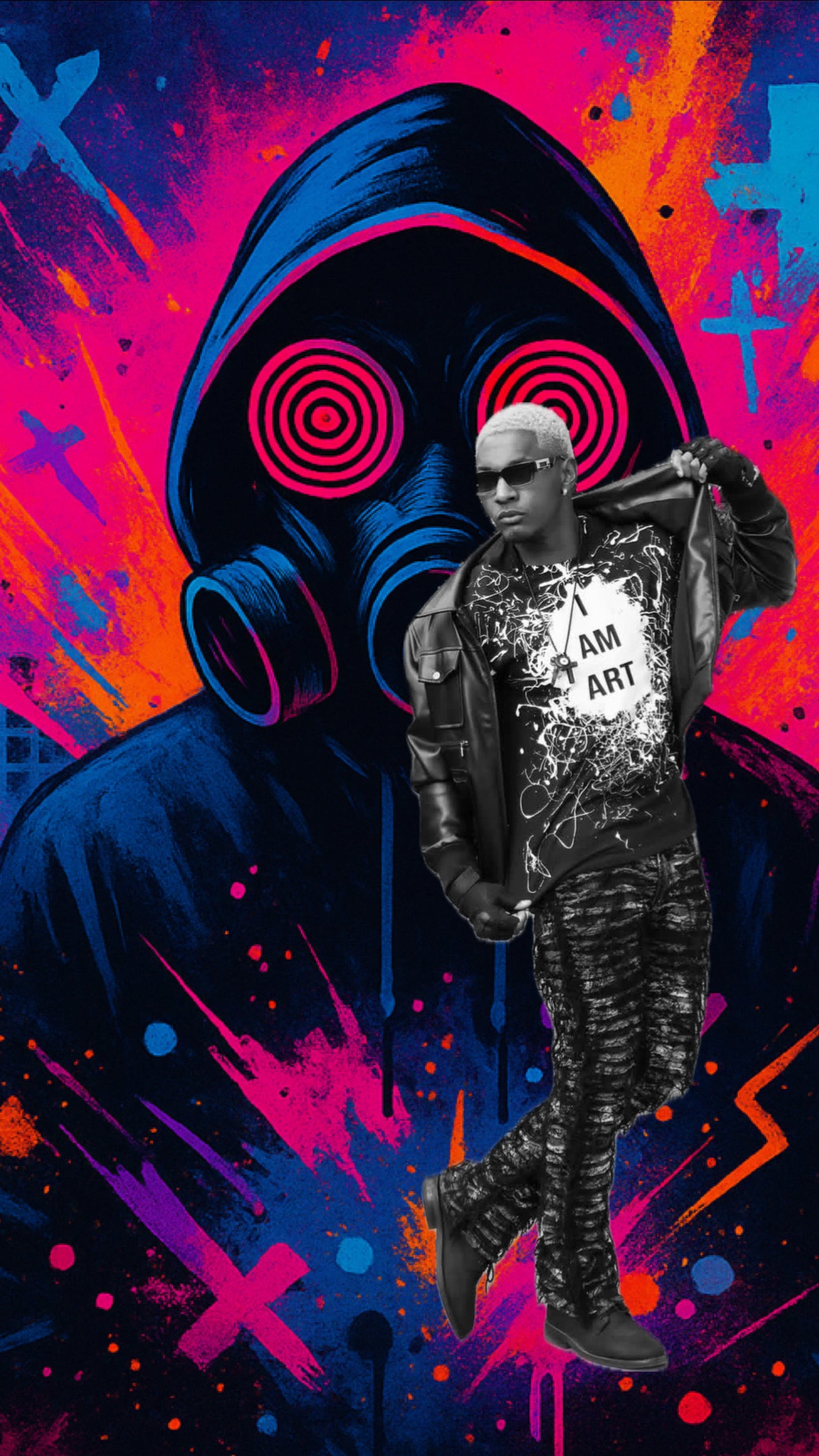 Blackout I AM ART Custom Canvaswear