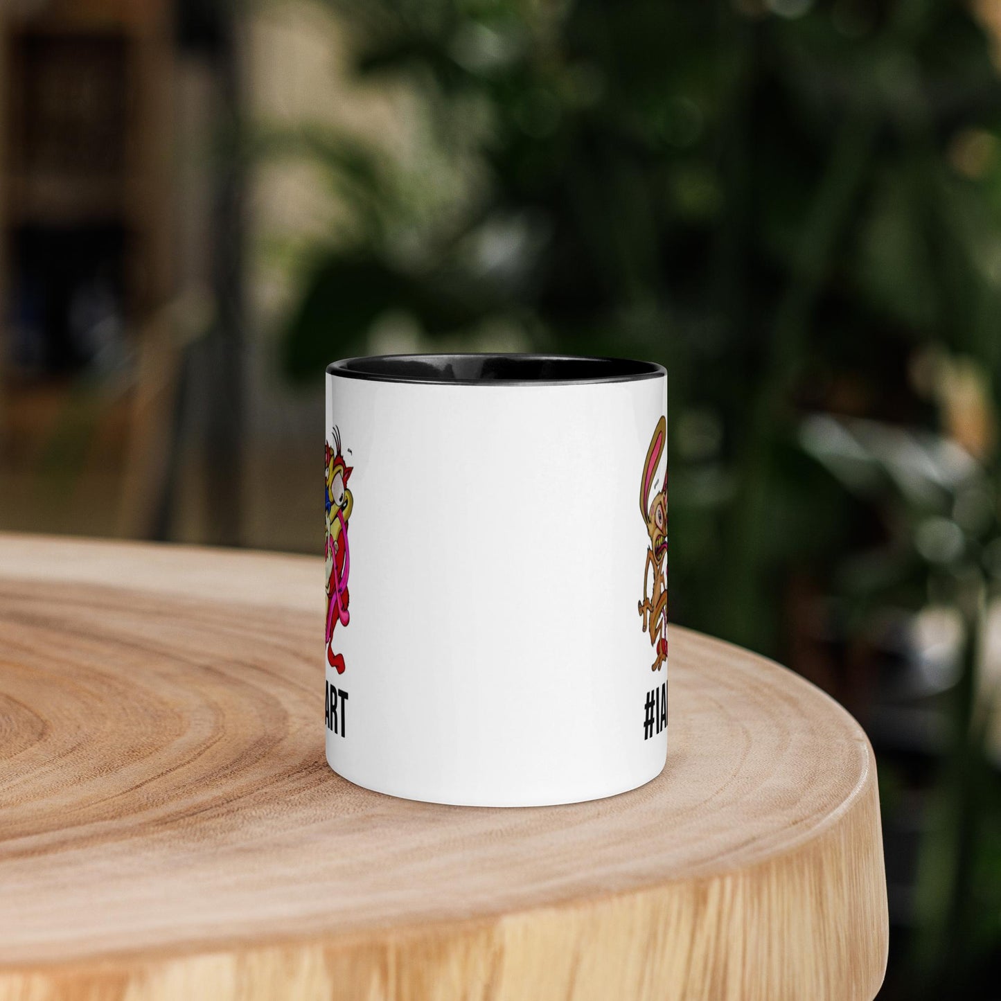 Stimpy, you idiot! I AM ART! Mug