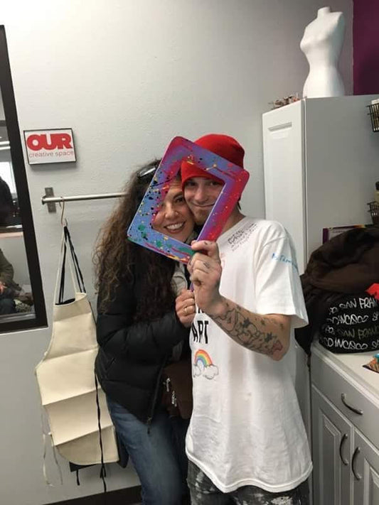 Interactive Art Installation with Artist_One and Tyyler Nichols at Our Center Grand Opening - Reno, NV 