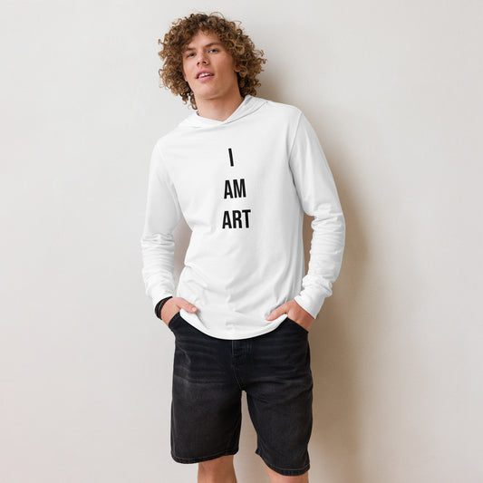 Classic I AM ART Hooded long-sleeve shirt