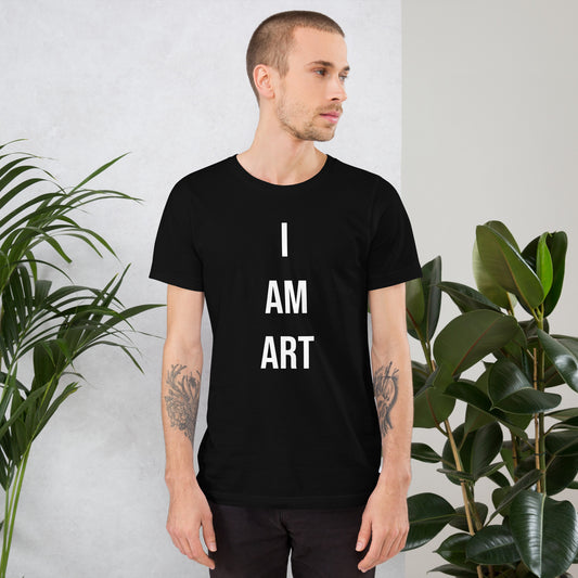 I AM ART Black T-Shirt